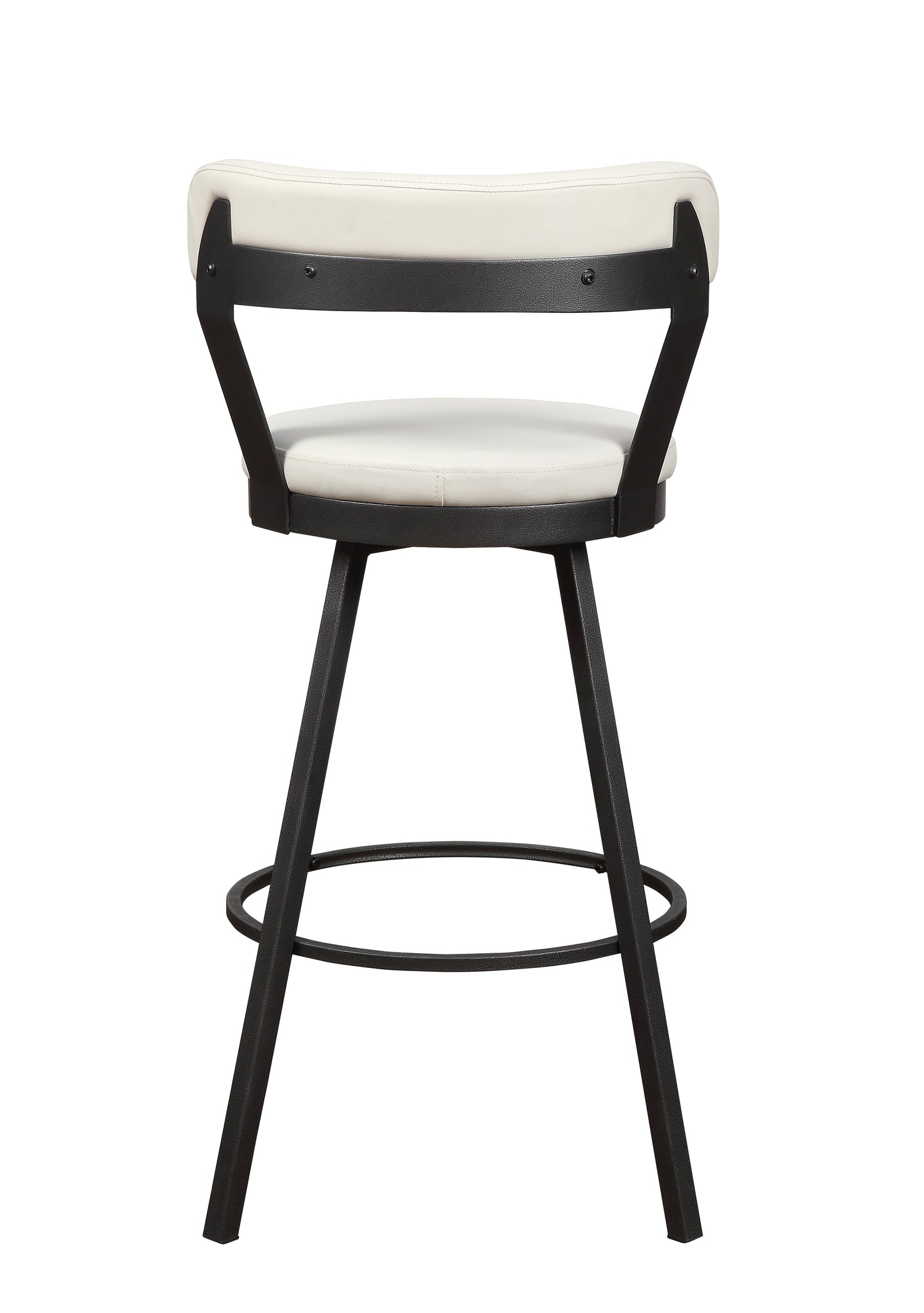 Appert White/Dark Gray Swivel Pub Height Chair - 5566-29WT3A