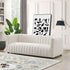 April Mid Century Modern Luxury Tight Back Beige Boucle Couch - SOF00303611