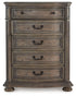 Ardenfield California King Sleigh Bed, Chest and Nightstand - B944B6