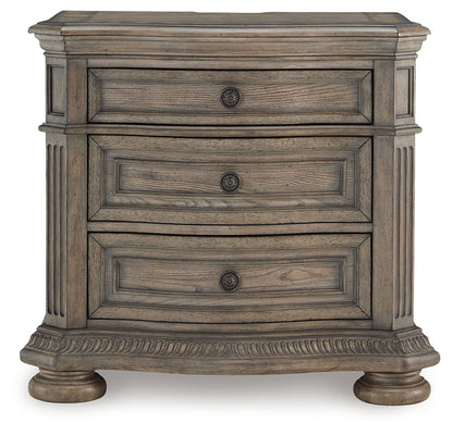 Ardenfield California King Sleigh Bed, Chest and Nightstand - B944B6