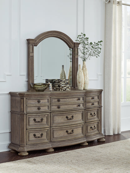 Ardenfield Light Brown Dresser and Mirror - B944B1
