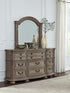 Ardenfield Light Brown Dresser and Mirror - B944B1