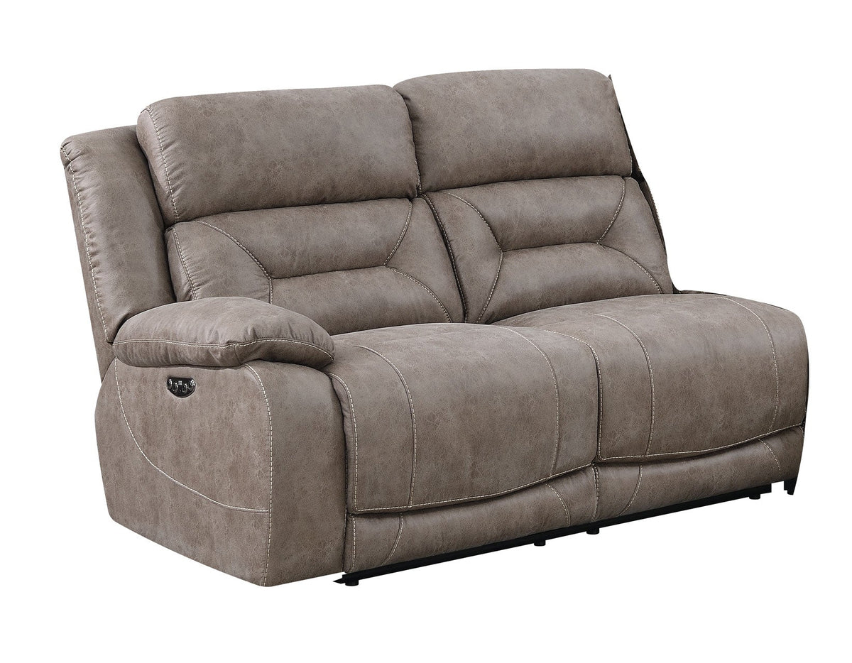 Aria LAF Loveseat, Desert Sand, 1 Pwr-Pwr Recliner