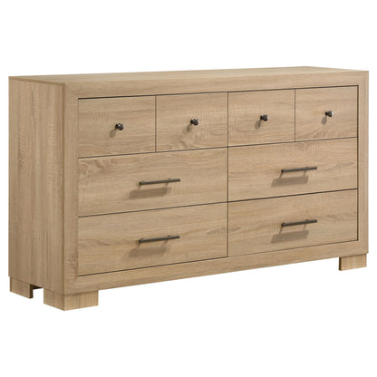 Arielle 6-drawer Bedroom Dresser Cabinet Light Oak - 223113