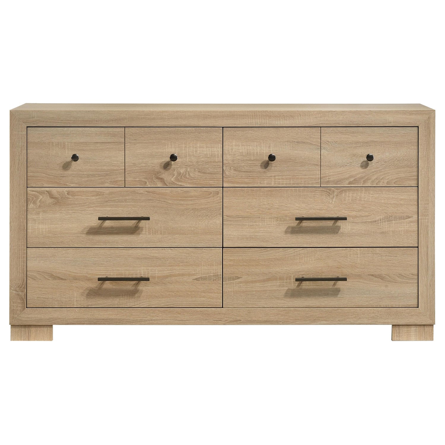 Arielle 6-drawer Bedroom Dresser Cabinet Light Oak - 223113