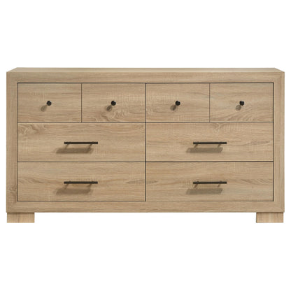 Arielle 6-drawer Bedroom Dresser Cabinet Light Oak - 223113