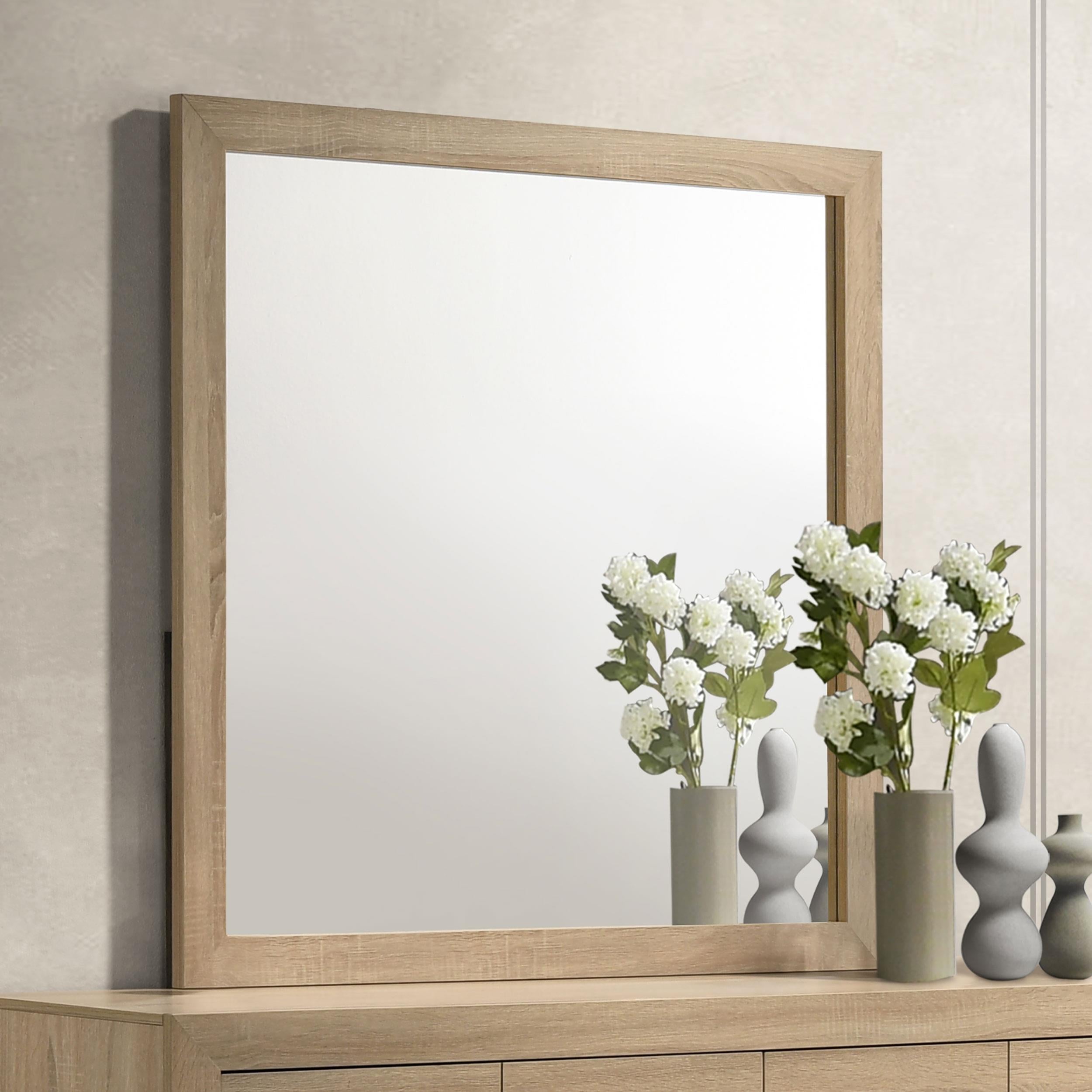 Arielle Dresser Mirror Light Oak - 223114