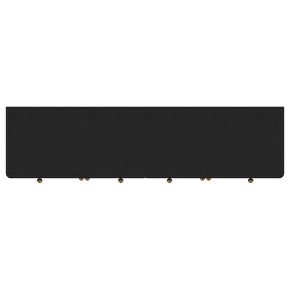 Arini 2-drawer Cane Door Dining Sideboard Server Black - 108935BLK