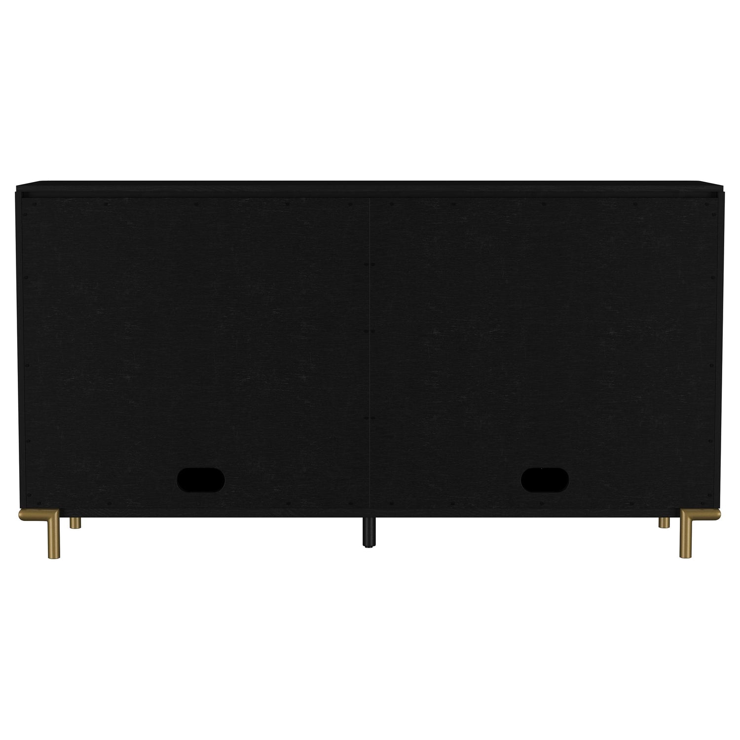 Arini 2-drawer Cane Door Dining Sideboard Server Black - 108935BLK