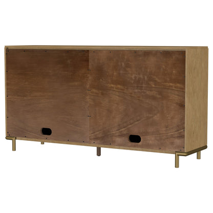 Arini 2-drawer Cane Door Dining Sideboard Server Sand Wash - 108935SWD