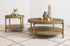Arini 2-piece Round Coffee and End Table Set Sand Wash - 706188-S2