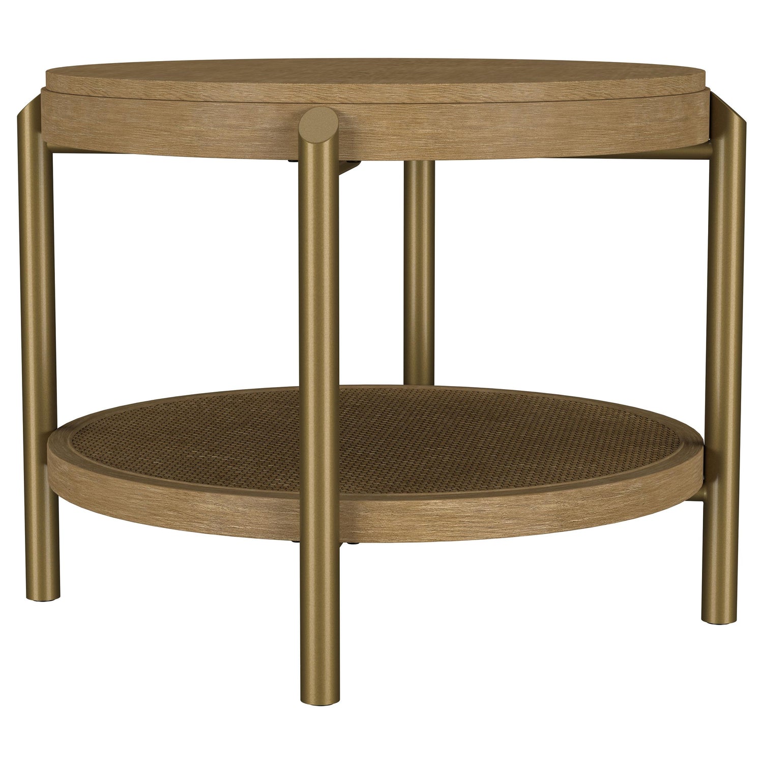 Arini 3-piece Round Coffee and End Table Set Sand Wash - 706188-S3