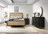 Arini 4-piece California King Bedroom Set Black and Natural - 224330KW-S4