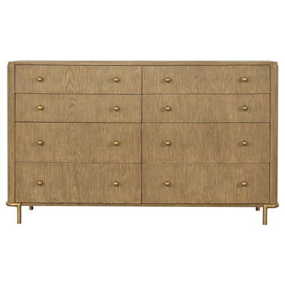 Arini 4-piece Queen Bedroom Set Cream and Sand Wash - 224301QCRM-S4