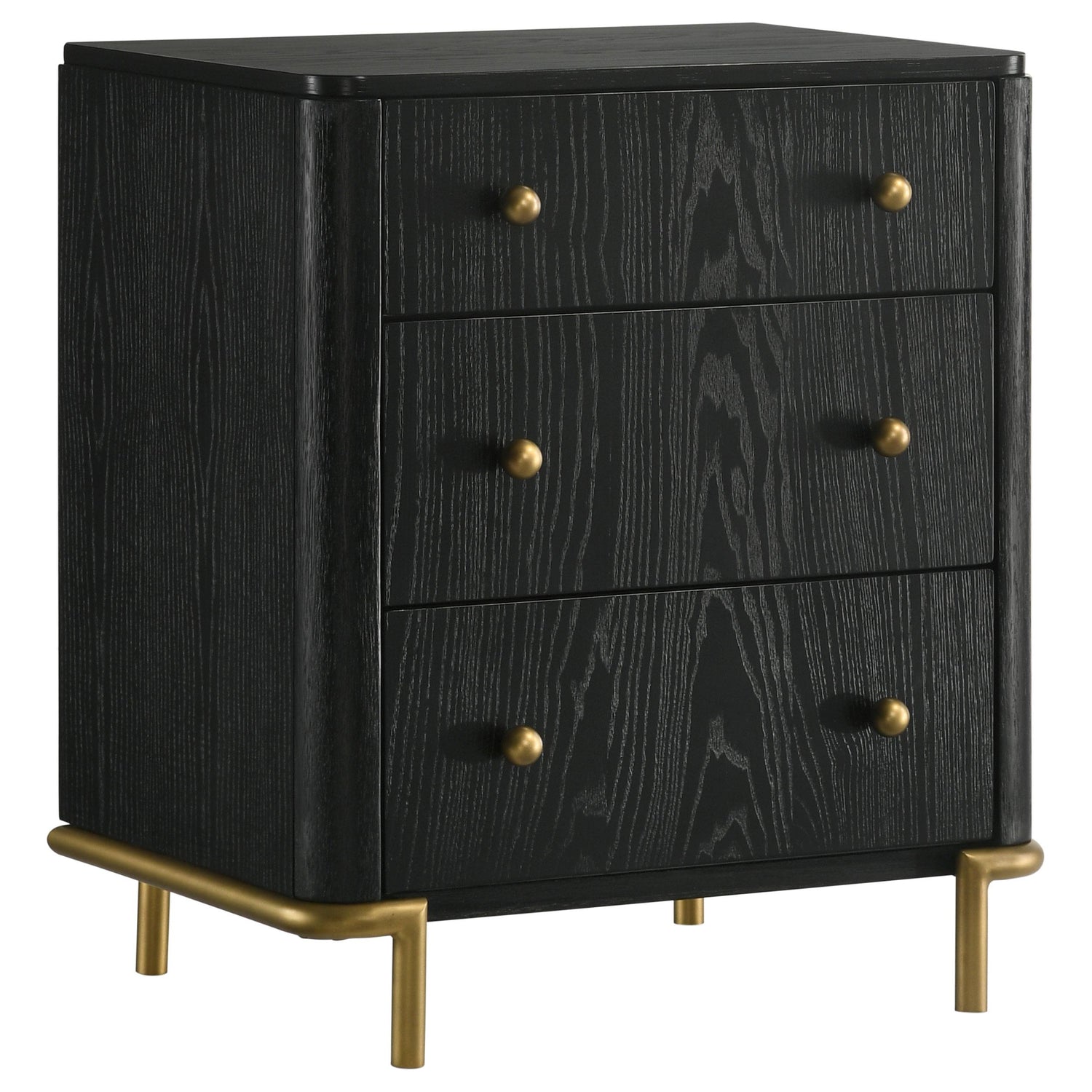 Arini 5-piece California King Bedroom Set Cream and Black - 224331KWCRM-S5