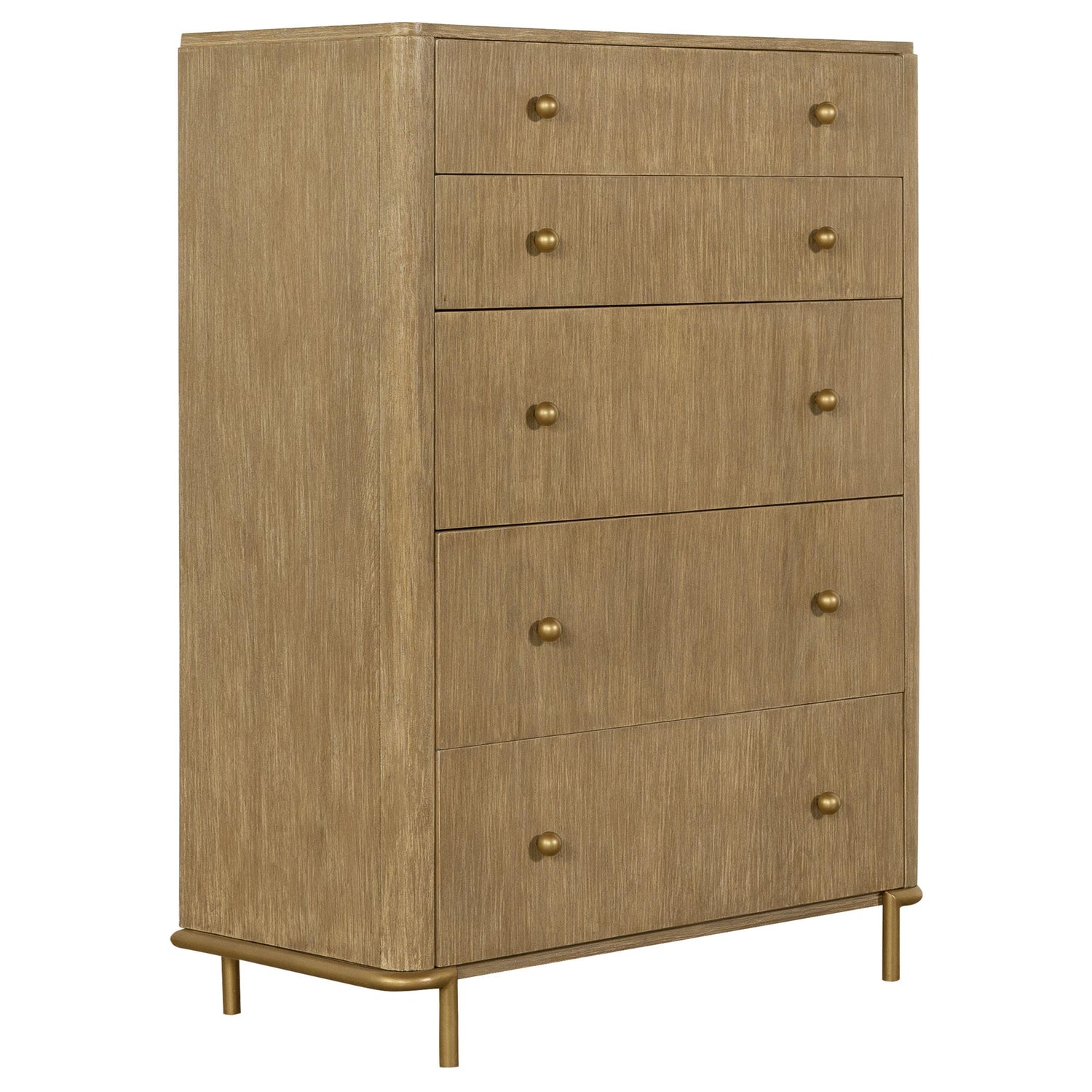 Arini 5-piece California King Bedroom Set Cream and Sand Wash - 224301KWCRM-S5