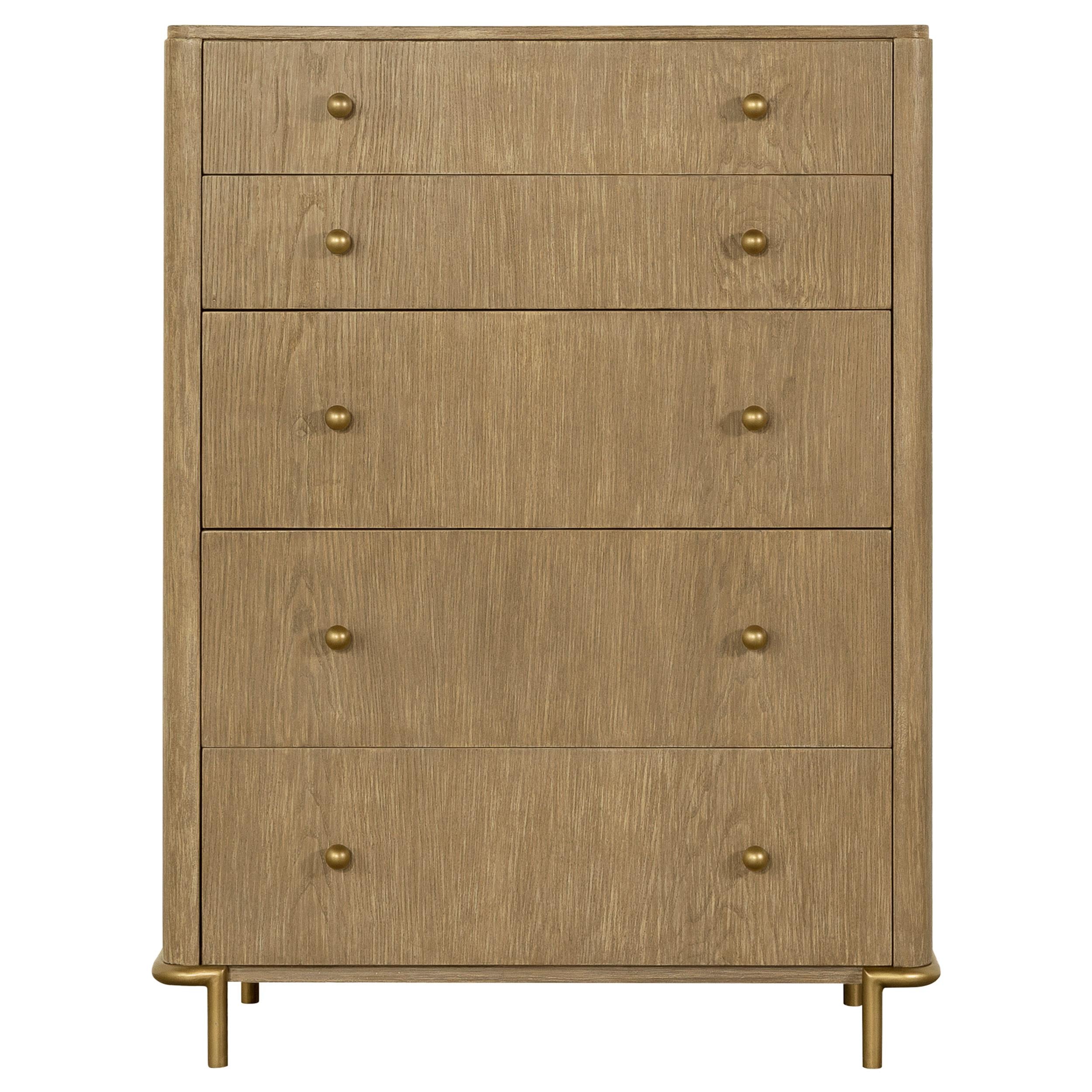 Arini 5-piece California King Bedroom Set Cream and Sand Wash - 224301KWCRM-S5