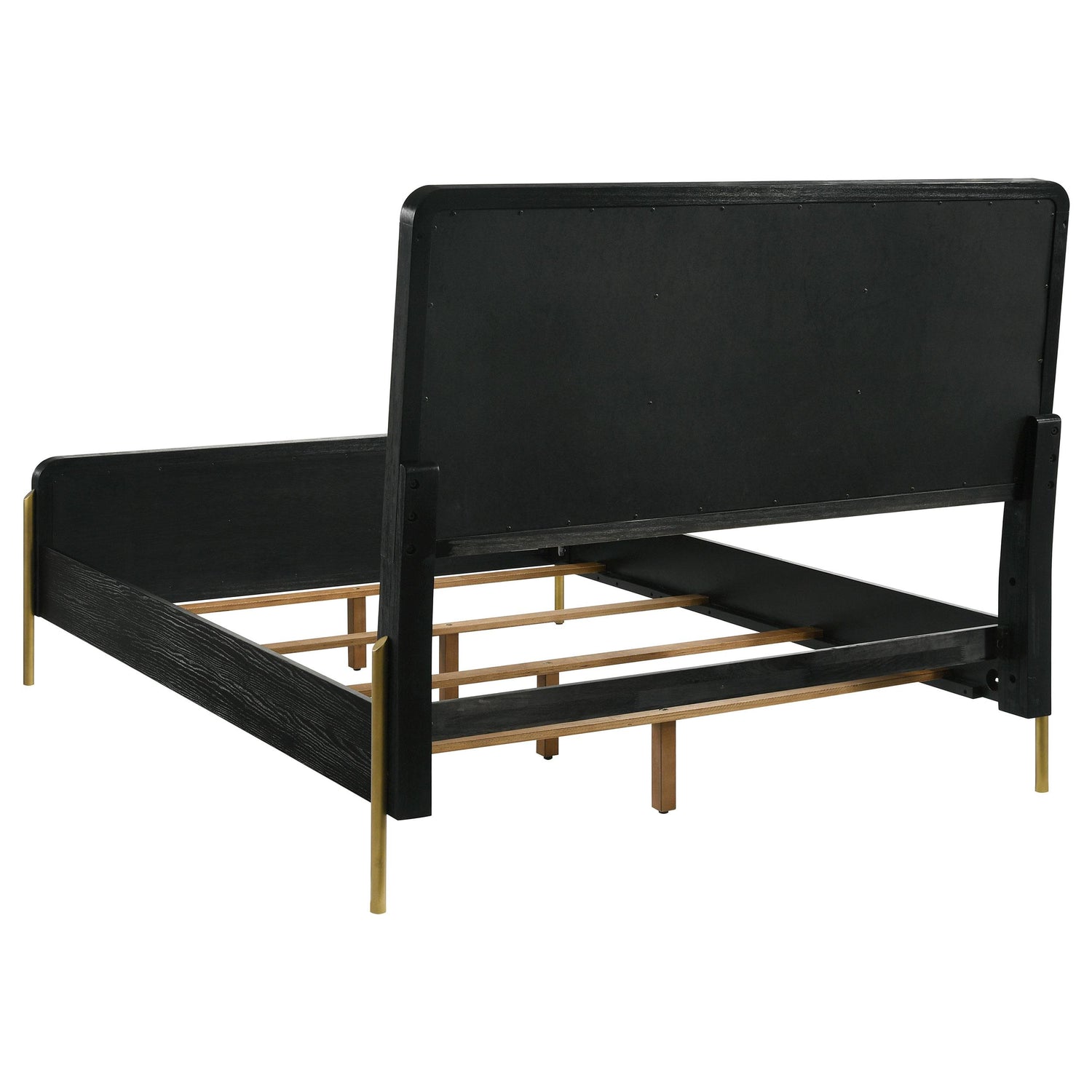 Arini 5-piece Eastern King Bedroom Set Cream and Black - 224331KECRM-S5
