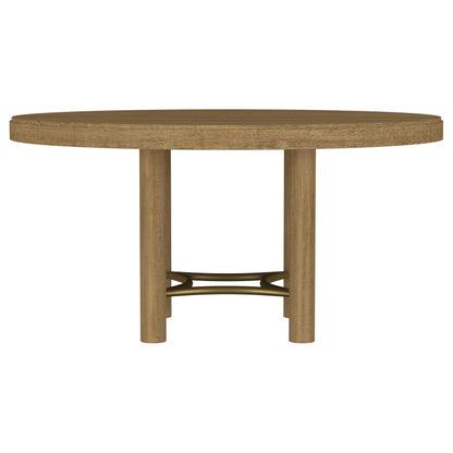 Arini 5-piece Round Dining Room Table Set Sand Wash - 108930-S5W