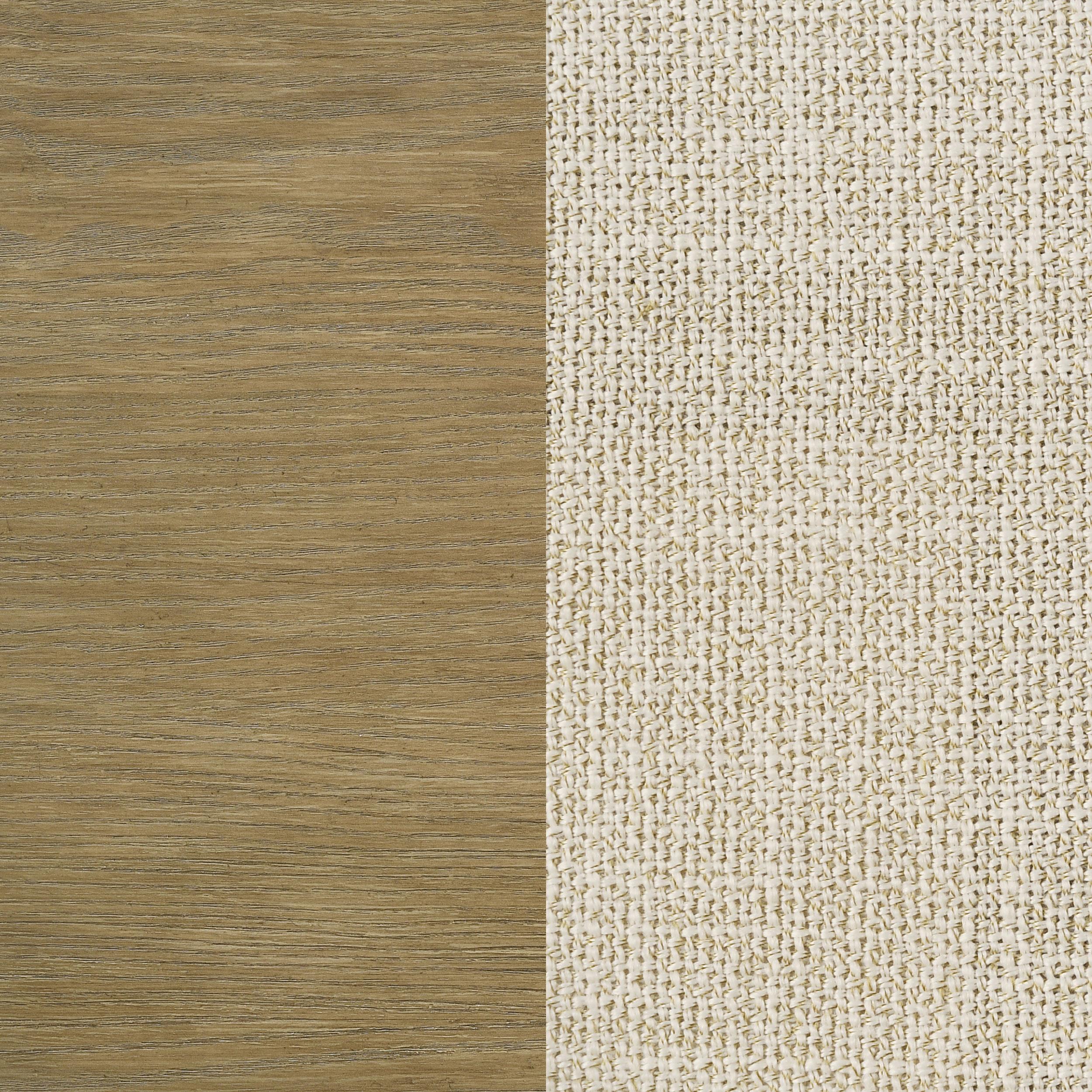 Arini 56-inch Eastern King Panel Bed Cream and Sand Wash - 224301KECRM