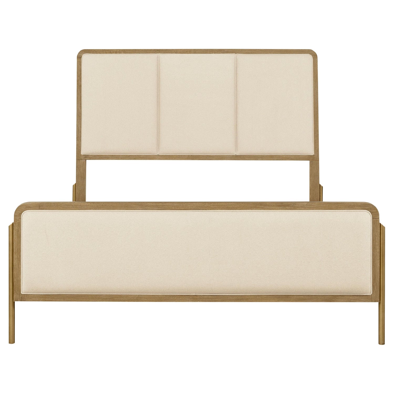 Arini 56-inch Queen Panel Bed Cream and Sand Wash - 224301QCRM