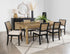 Arini 7-piece Extension Leaf Dining Table Set Black - 108931-S7B