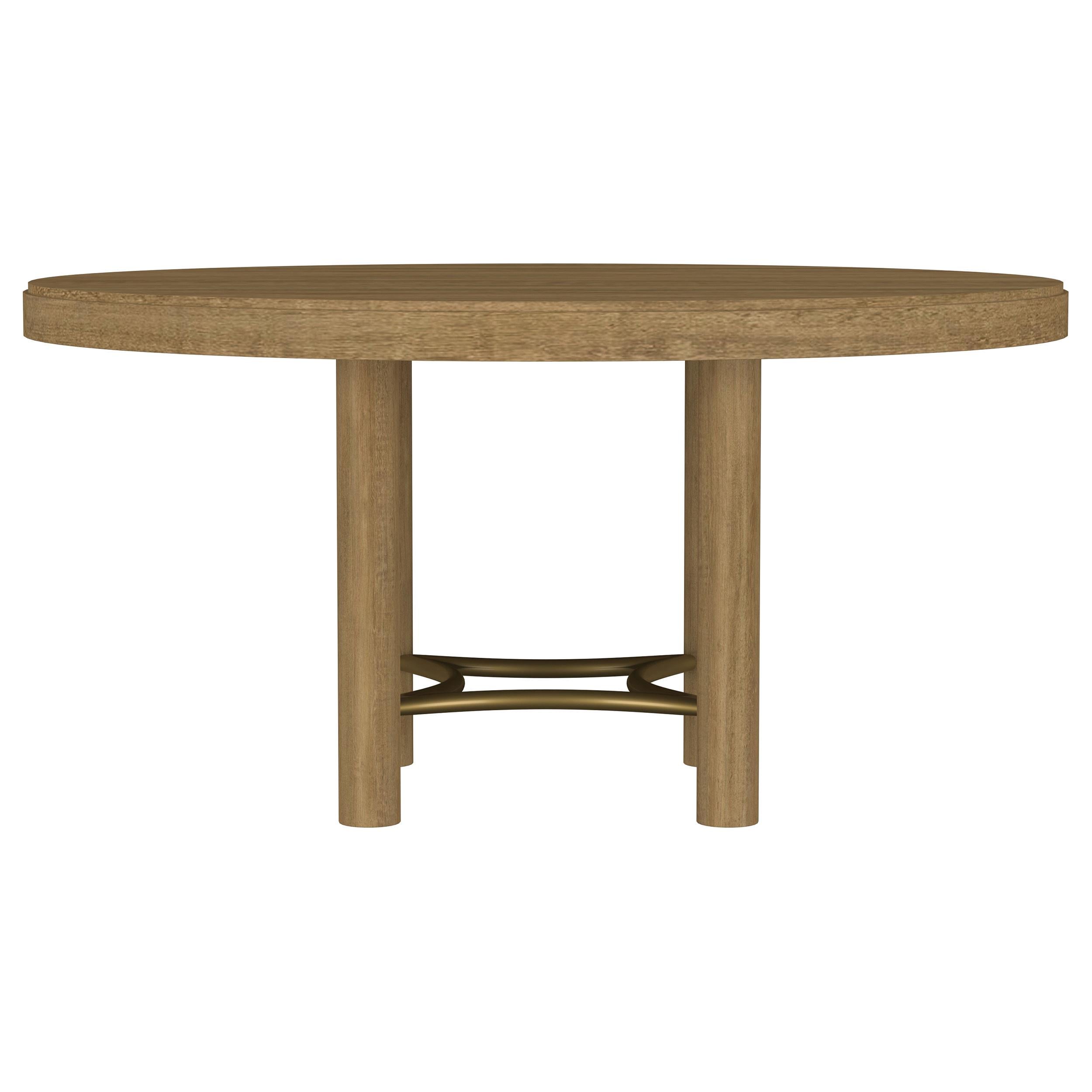 Arini 7-piece Round Dining Room Table Set Sand Wash - 108930-S7W