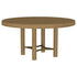 Arini 7-piece Round Dining Table Set Sand Wash and Black - 108930-S7B