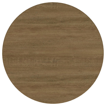 Arini 7-piece Round Dining Table Set Sand Wash and Black - 108930-S7B