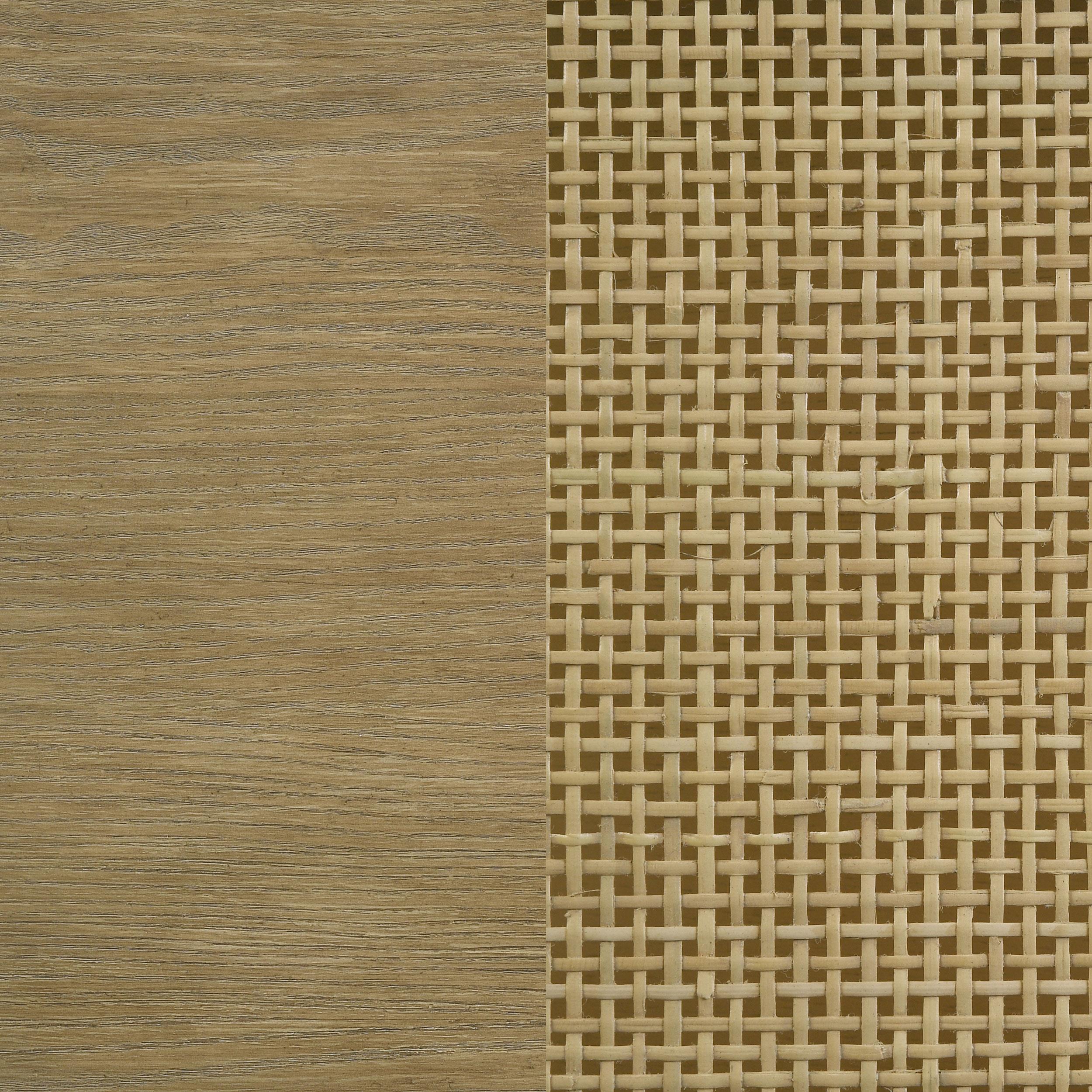 Arini Rattan Cane 2-door TV Stand Media Console Sand Wash - 720253