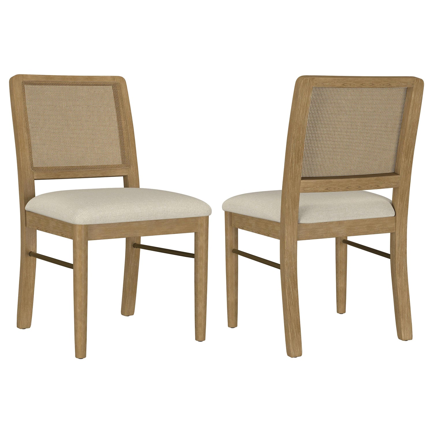 Arini Rattan Cane Dining Side Chair Sand Wash - 108932SWD