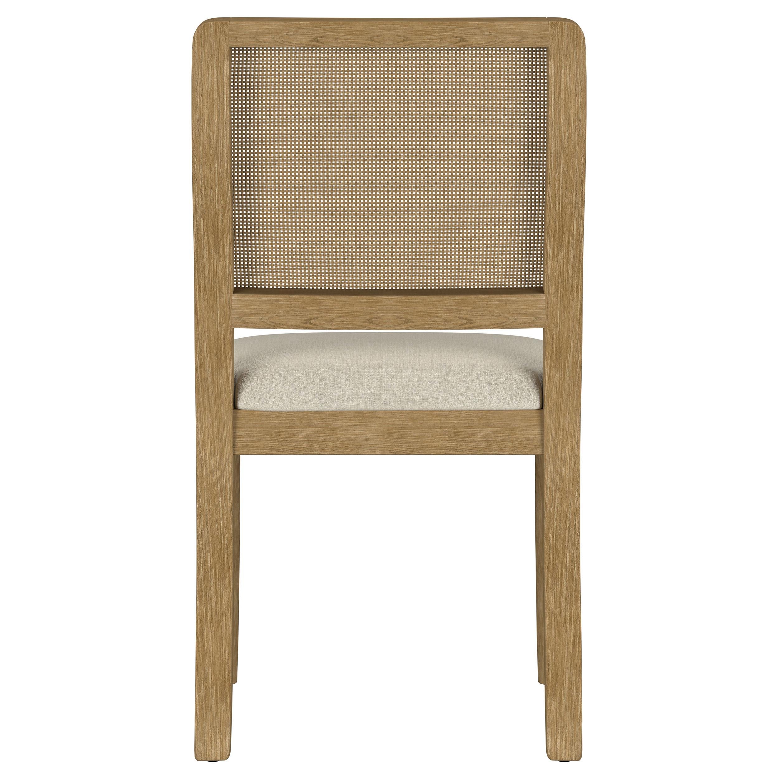 Arini Rattan Cane Dining Side Chair Sand Wash - 108932SWD