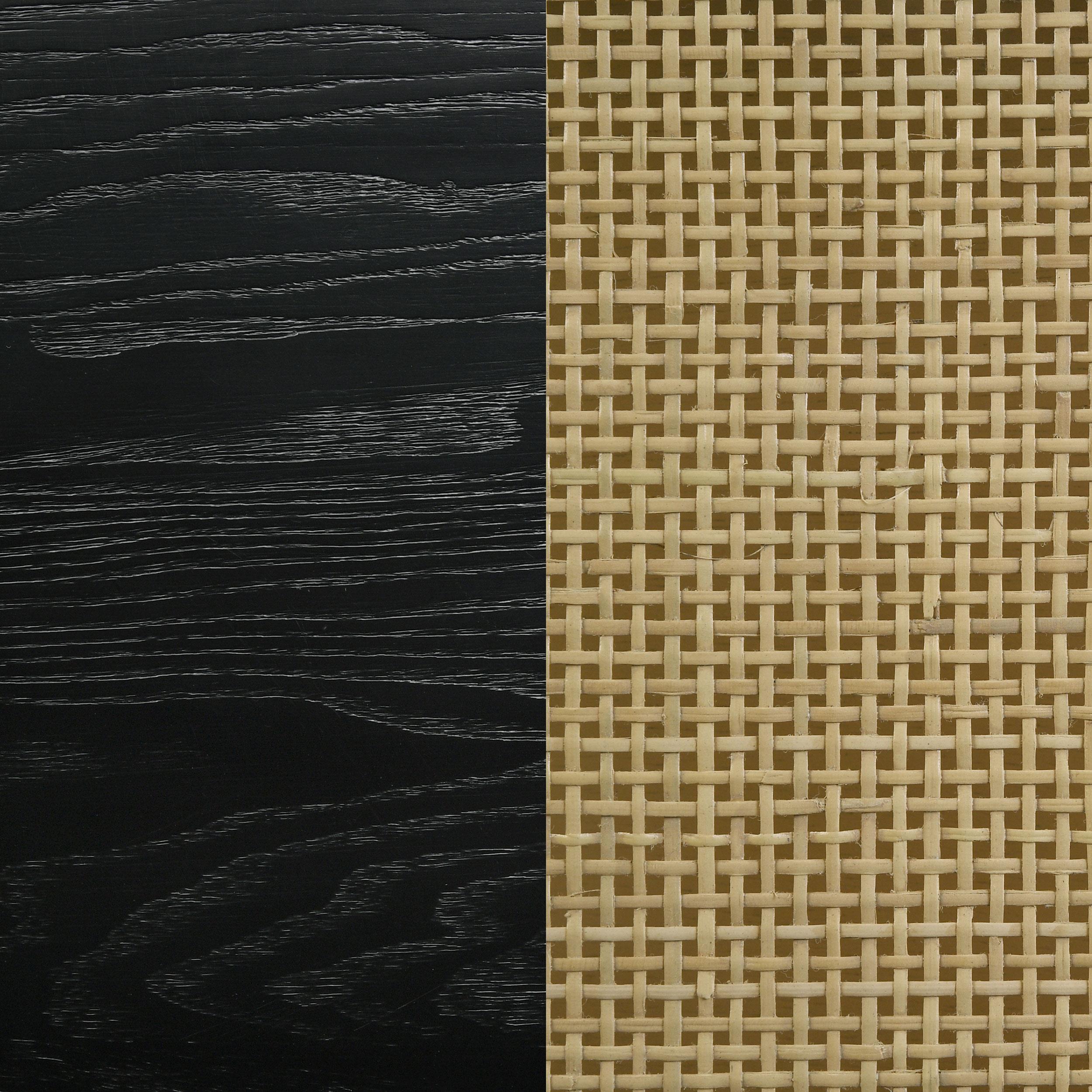 Arini Round Coffee Table With Storage Shelf Black - 706198