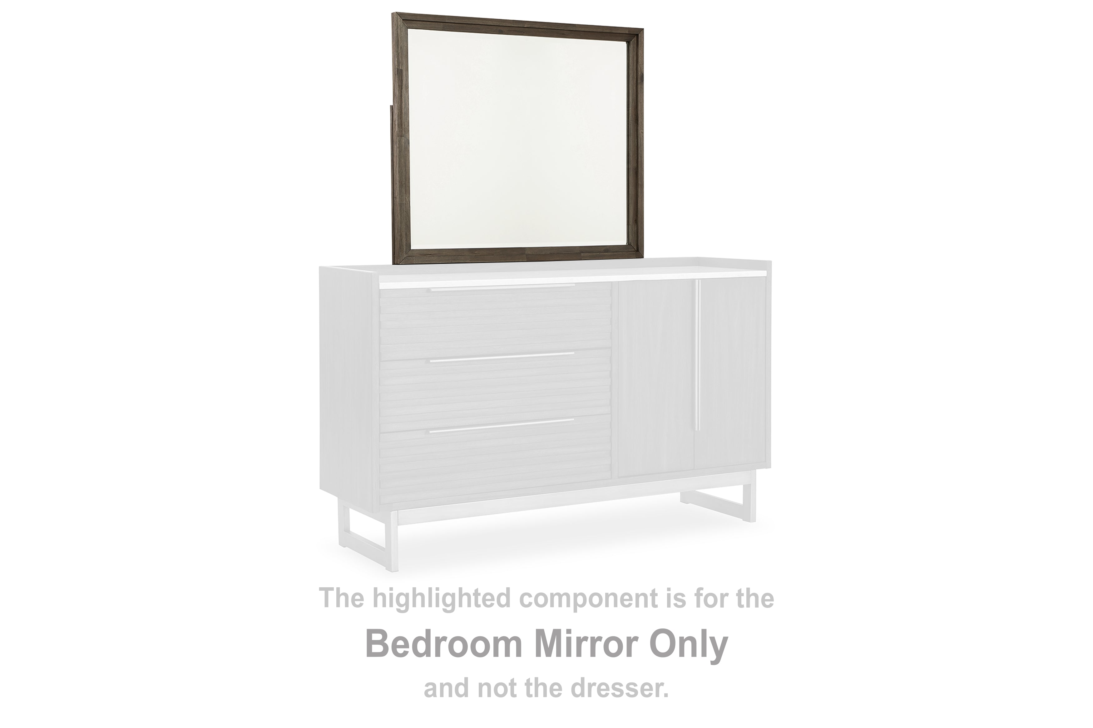 Arkenton Grayish Brown Bedroom Mirror - B786-36