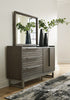 Arkenton Grayish Brown Dresser and Mirror - B786B1