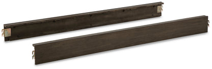 Arkenton Grayish Brown Queen/King Panel Rails - B786-97