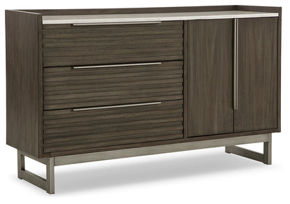 Arkenton Grayish Brown/White Dresser - B786-31