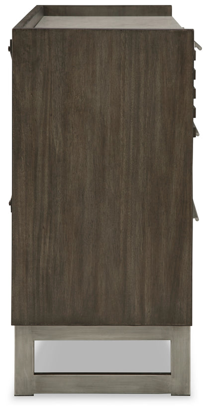 Arkenton Grayish Brown/White Dresser - B786-31