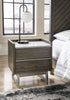 Arkenton Grayish Brown/White Nightstand - B786-92