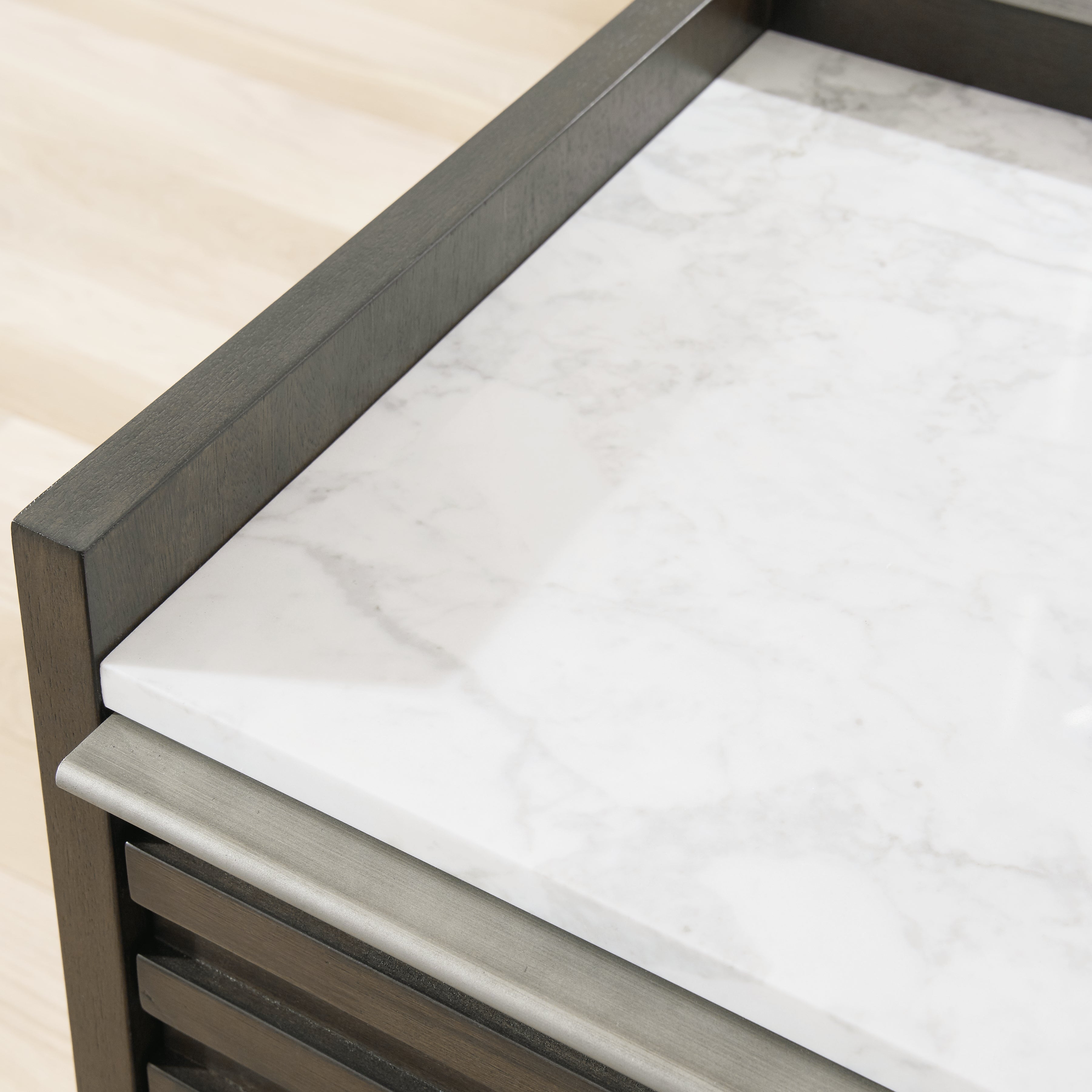 Arkenton Grayish Brown/White Nightstand - B786-92