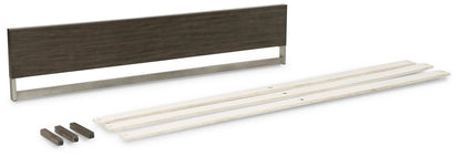 Arkenton King Panel Bed with Dresser in Grayish Brown from Ashley - Luna Furniture