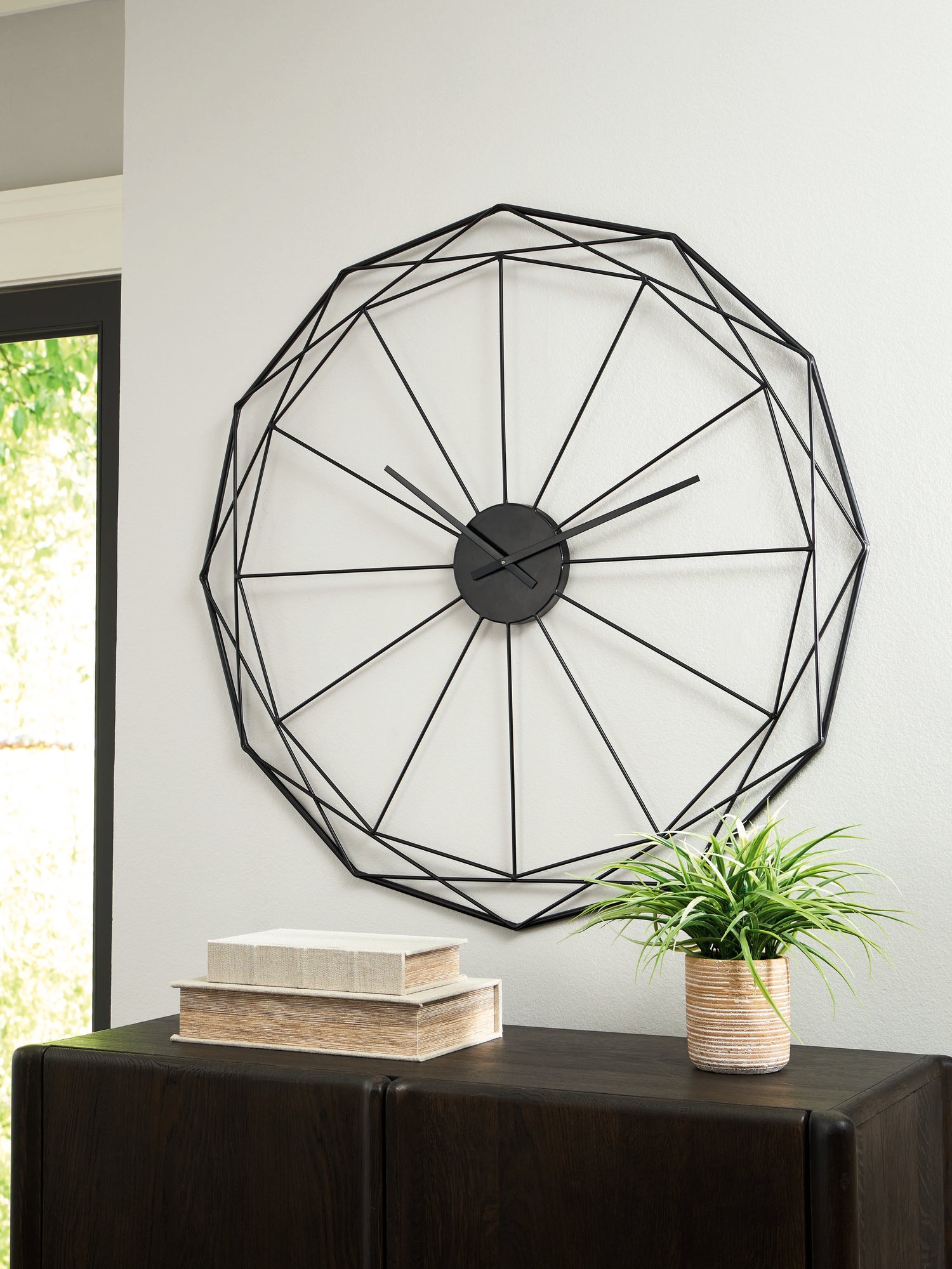 Arkthorne Black Wall Clock - A8010429