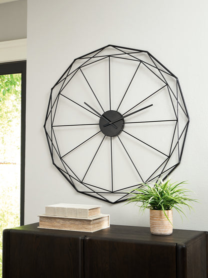 Arkthorne Black Wall Clock - A8010429