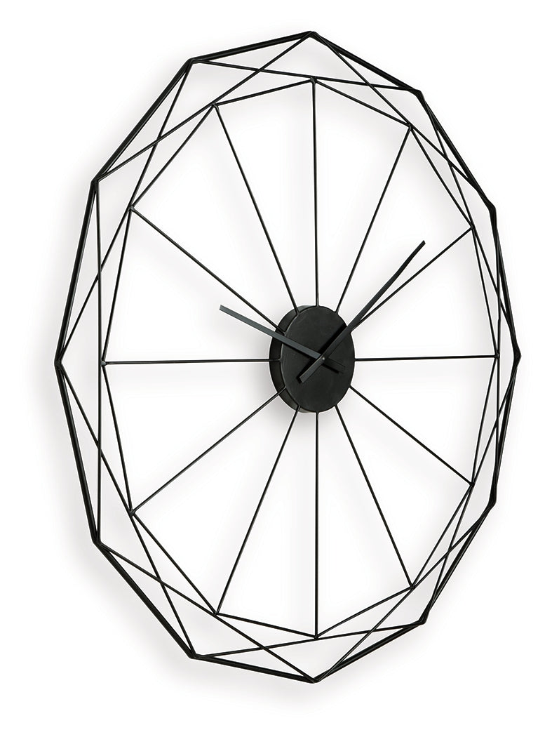 Arkthorne Black Wall Clock - A8010429