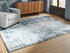 Arlenmont Blue/White/Brown Large Rug - R407481
