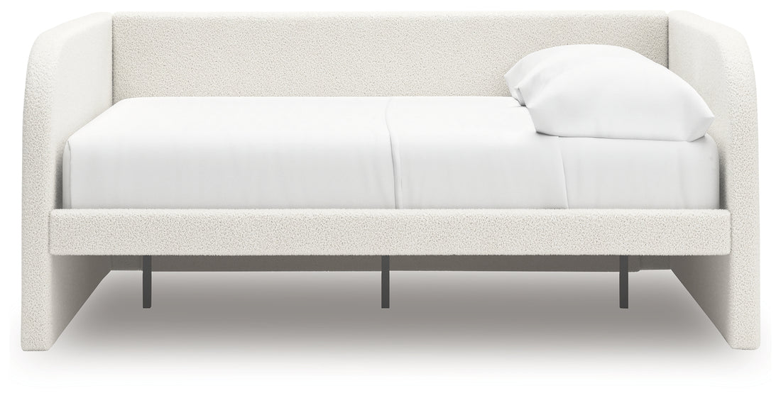 Arloster Full Upholstered Day Bed, Dresser and Mirror - PCB1566B15