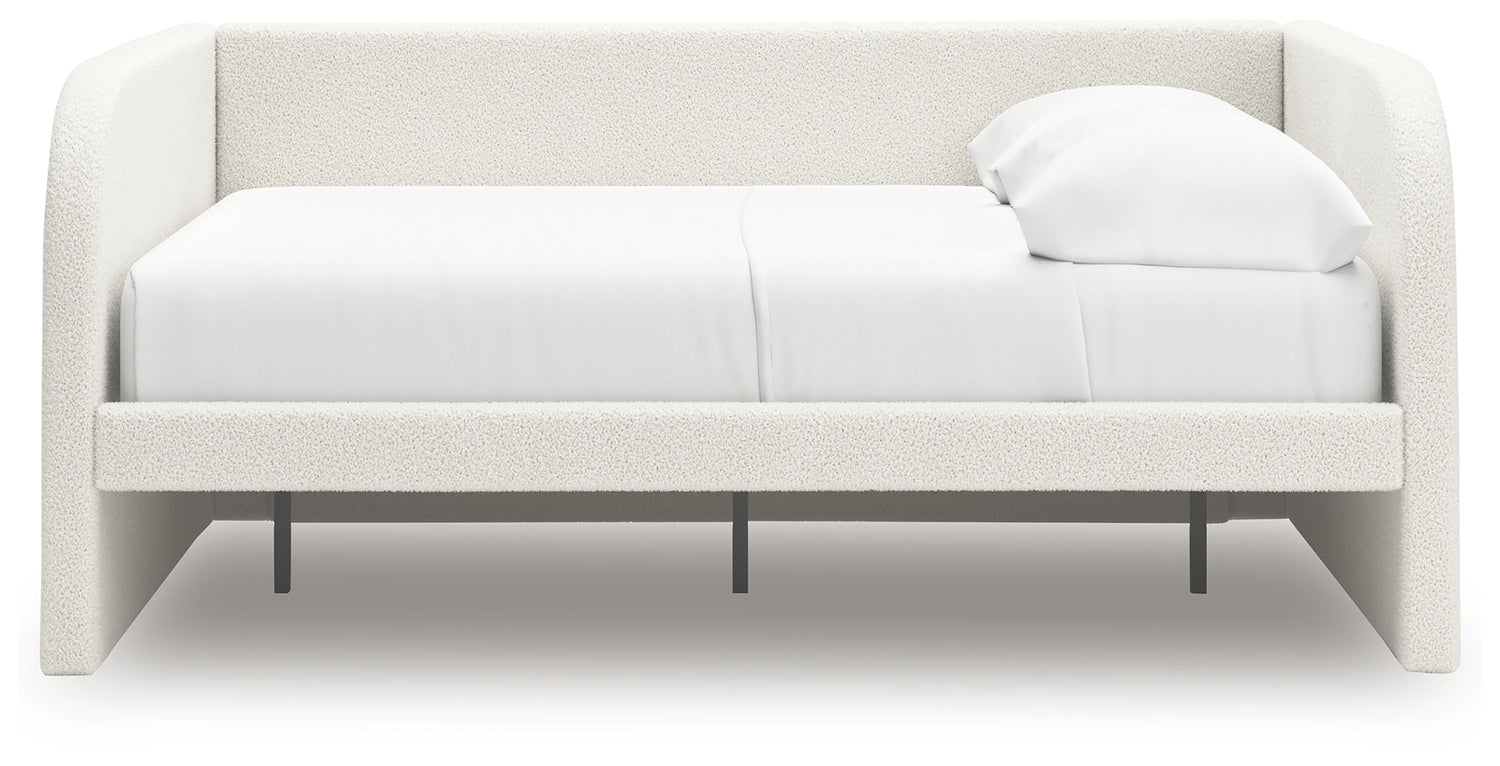 Arloster Full Upholstered Day Bed, Dresser and Mirror - PCB1566B15