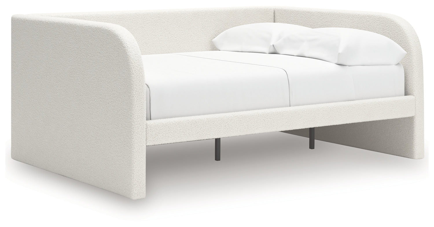 Arloster Full Upholstered Day Bed, Dresser and Mirror - PCB1566B15