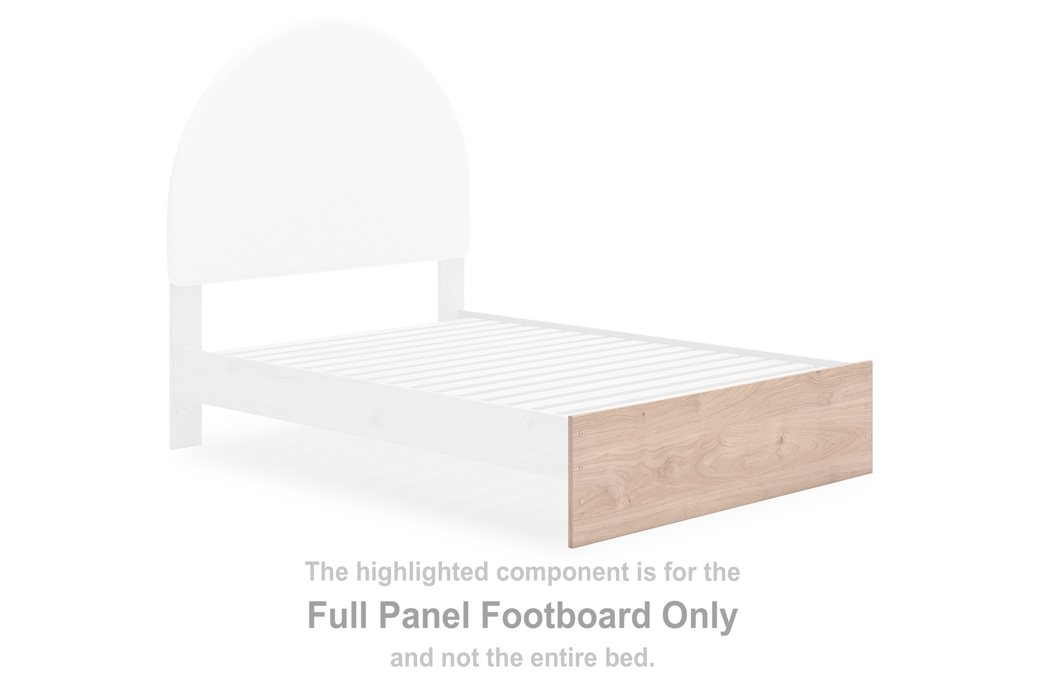 Arloster Tan Full Panel Footboard - PCB1566-84
