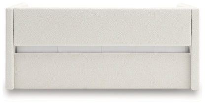 Arloster Tan/White Full Upholstered Day Bed - PCB1566B10